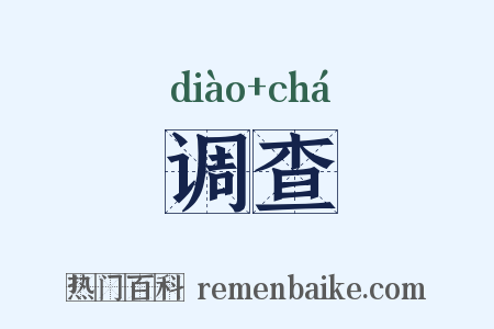 调查是什么意思的图片
